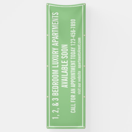 Banderoles Personnaliser Appartements À Louer Multi Coloured  (Vertical)