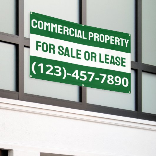 Banderoles Personnaliser Biens Commerciaux À Vendre Ou À Loue (Bâtiment extérieur)