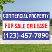 Banderoles Personnaliser Biens Commerciaux À Vendre Ou À Loue (Dehors)