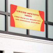 Banderoles Personnaliser Bientôt la réouverture de l'entrepri (Bâtiment extérieur)