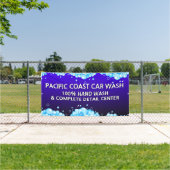 Banderoles Personnaliser Bubbly Blue Car Wash Business (Insitu)