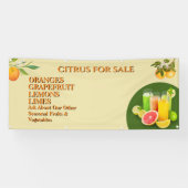 Banderoles Personnaliser Citrus À Vendre Fruit Stand Business (Horizontal)