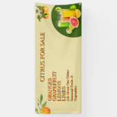 Banderoles Personnaliser Citrus À Vendre Fruit Stand Business (Vertical)