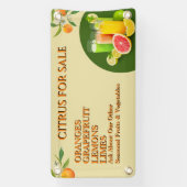 Banderoles Personnaliser Citrus Pour Vendre Fruit Stand Small (Verticale)