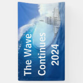 Banderoles Personnaliser de l'élection Blue Wave 2024 (Vertical)