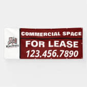 Banderoles Personnaliser Espace commercial pour location Logo (Horizontal)