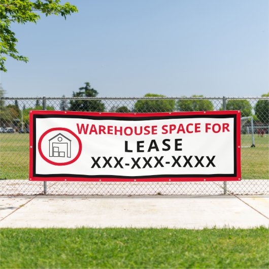 Banderoles Personnaliser Espace entrepôt pour clôture de loca (Insitu)