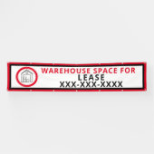 Banderoles Personnaliser Espace entrepôt pour clôture de loca (Horizontal)