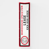 Banderoles Personnaliser Espace entrepôt pour clôture de loca (Verticale)