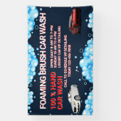 Banderoles Personnaliser Générique Lave-Linge grande voiture  (Verticale)