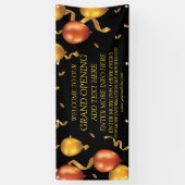 Banderoles Personnaliser Gold Ballons Rubans Grand Ouverture (Vertical)