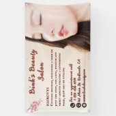 Banderoles Personnaliser la publicité du salon de coiffure As (Vertical)