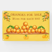 Banderoles Personnaliser Les Oranges À Vendre Orange Grove (Horizontal)