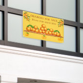 Banderoles Personnaliser Les Oranges À Vendre Orange Grove (Bâtiment extérieur)