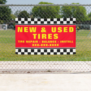 Banderoles Personnaliser les pneus neufs et usagés à vendre