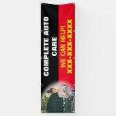 Banderoles Personnaliser les soins auto complets Nous pouvons (Vertical)