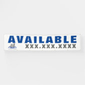Banderoles Personnaliser l'espace de centre commercial dispon (Horizontal)