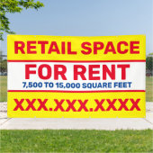 Banderoles Personnaliser L'Espace De Détail Pour Le Carré De  (Dehors)