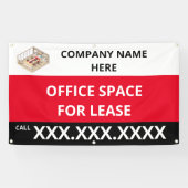 Banderoles Personnaliser l'espace Office pour la location gra (Horizontal)