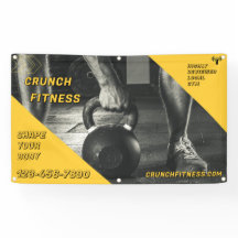 Personnaliser l'image de poids jaune noir de gym W