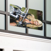 Banderoles Personnaliser Moto Shop Logo Bikini Babe Vertica (Bâtiment extérieur)