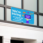 Banderoles Personnaliser Nous embauchons Rejoignez notre équi (Bâtiment extérieur)