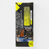 Banderoles Personnaliser Nouveau Pneus usagés Service de répa (Verticale)