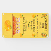 Banderoles Personnaliser Oranges à vendre Beaucoup de saveurs (Horizontal)