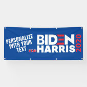 Banderoles Personnaliser Pour Biden/Harris 2020 Vinyl (signe) (Horizontal)