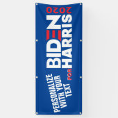 Banderoles Personnaliser Pour Biden/Harris 2020 Vinyl (signe) (Vertical)
