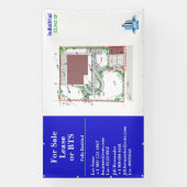 Banderoles Personnaliser pour la vente location ou BTS Site D (Verticale)