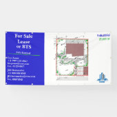 Banderoles Personnaliser pour la vente location ou BTS Site D (Horizontal)