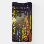 Banderoles Personnaliser RV Park Camping Autoroute (Verticale)