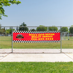 Banderoles Personnalisez Auto Repair Shop Avec Votre Concepti