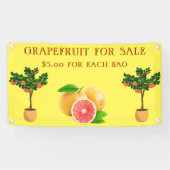 Banderoles Personnalisez Le Pamplemousse Pour La Vente Du Sta (Horizontal)