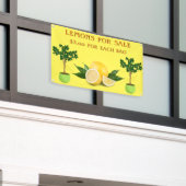 Banderoles Personnalisez Les Citrons Pour La Vente Du socle F (Bâtiment extérieur)