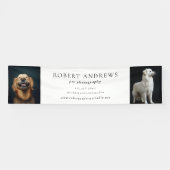 Banderoles Pet Photographie Chien d'affaires Modèle photo (Horizontal)