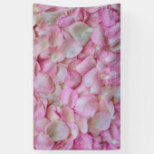 Banderoles Pétales roses (Vertical)