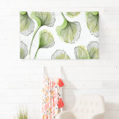 Banderoles Pétales verts (En situation)