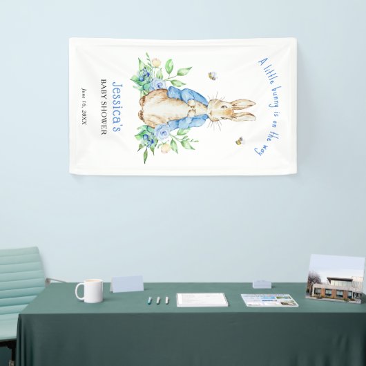 Banderoles Peter Rabbit Petit Baby shower lapin (Salon professionnel)