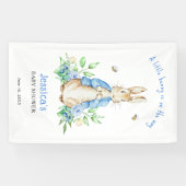 Banderoles Peter Rabbit Petit Baby shower lapin (Horizontal)