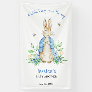 Banderoles Peter Rabbit Petit Baby shower lapin