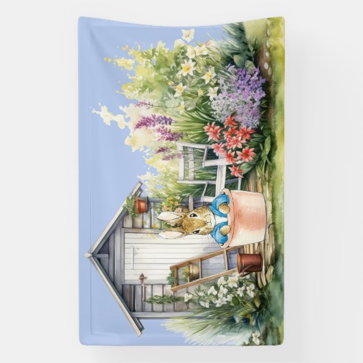 Banderoles Peter the Rabbit Garden Shed (Verticale)