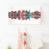 Banderoles Peterborough England Skyline (En situation)