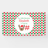 Banderoles Petit Anniversaire de enfant Reindeer (Horizontal)