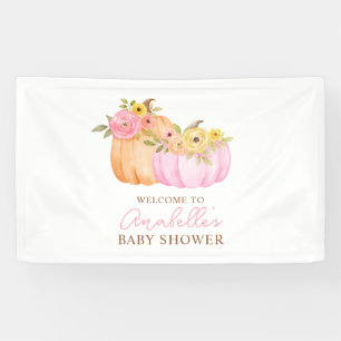 Banderoles Petit Baby shower d'automne Citrouille Personnalis