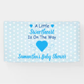 Banderoles Petit Baby shower de coeur (Horizontal)