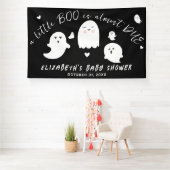 Banderoles Petit Baby shower d'Halloween presque dû (Insitu)