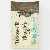 Banderoles Petit Bébé Bear Baby shower du garçon (Vertical)