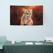 Banderoles Petit bébé mignon de tigre (Salon professionnel)